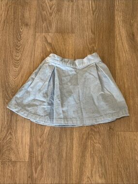 The Beaufort Bonnet Company Light Blue Circle Skirt